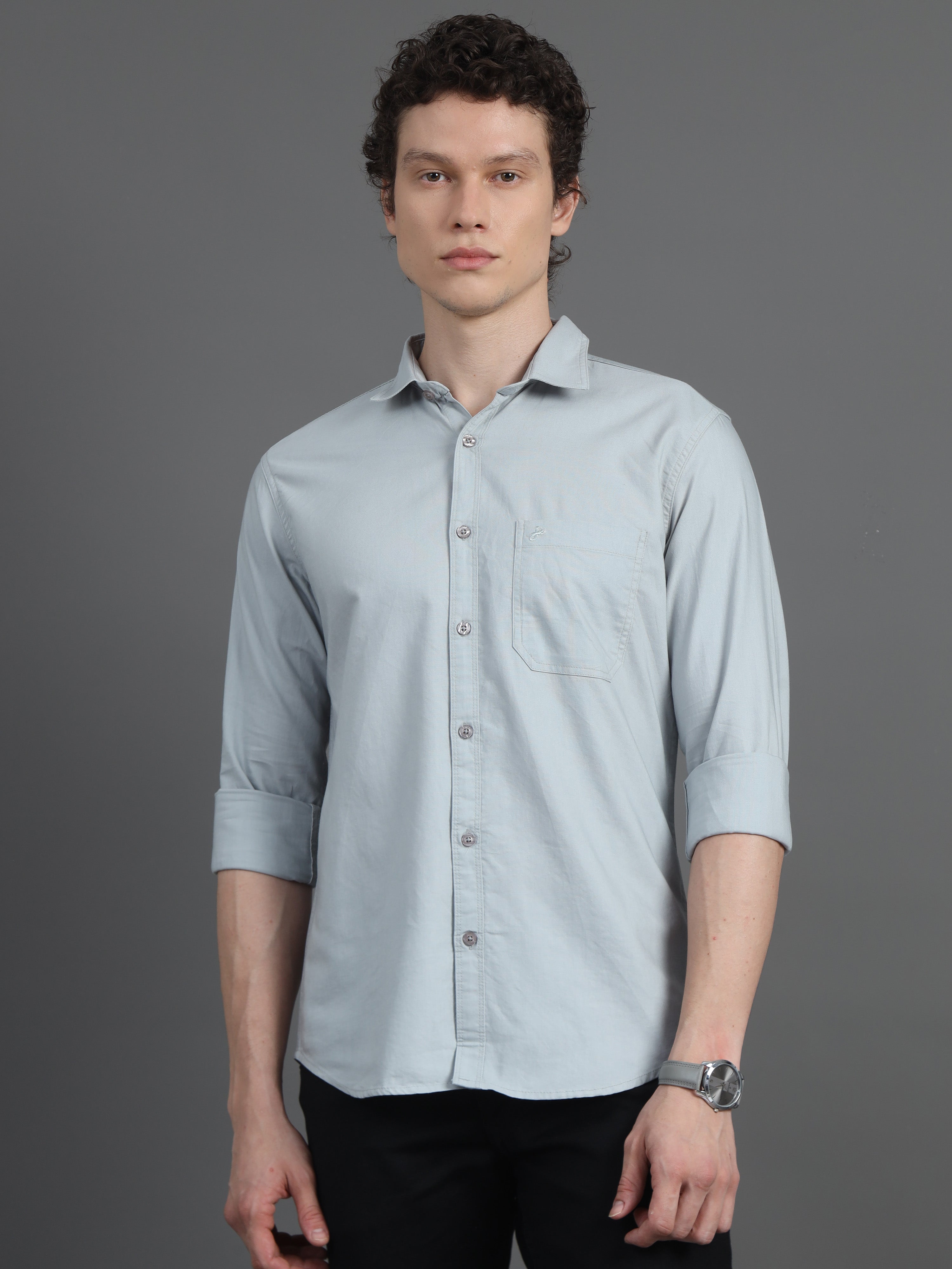 Jaguro Men's Casual Shirt