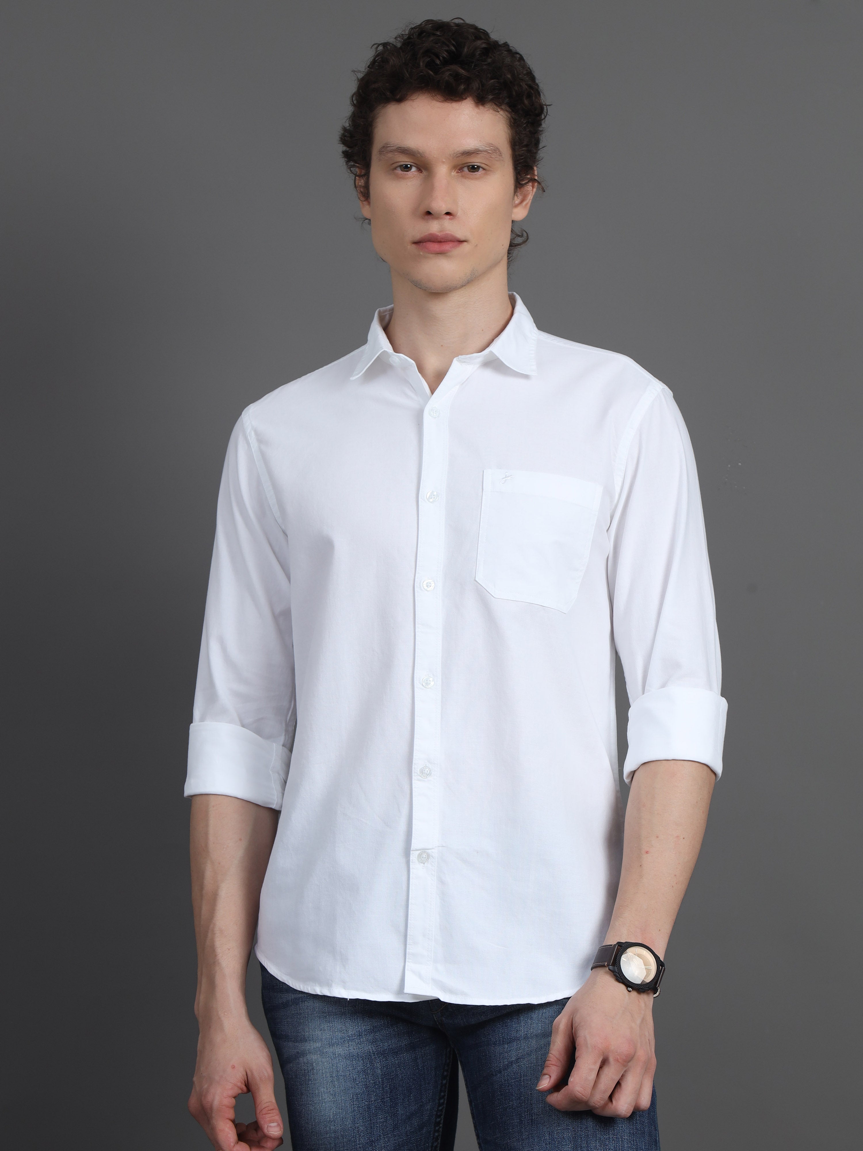 Jaguro Men's Casual Shirt