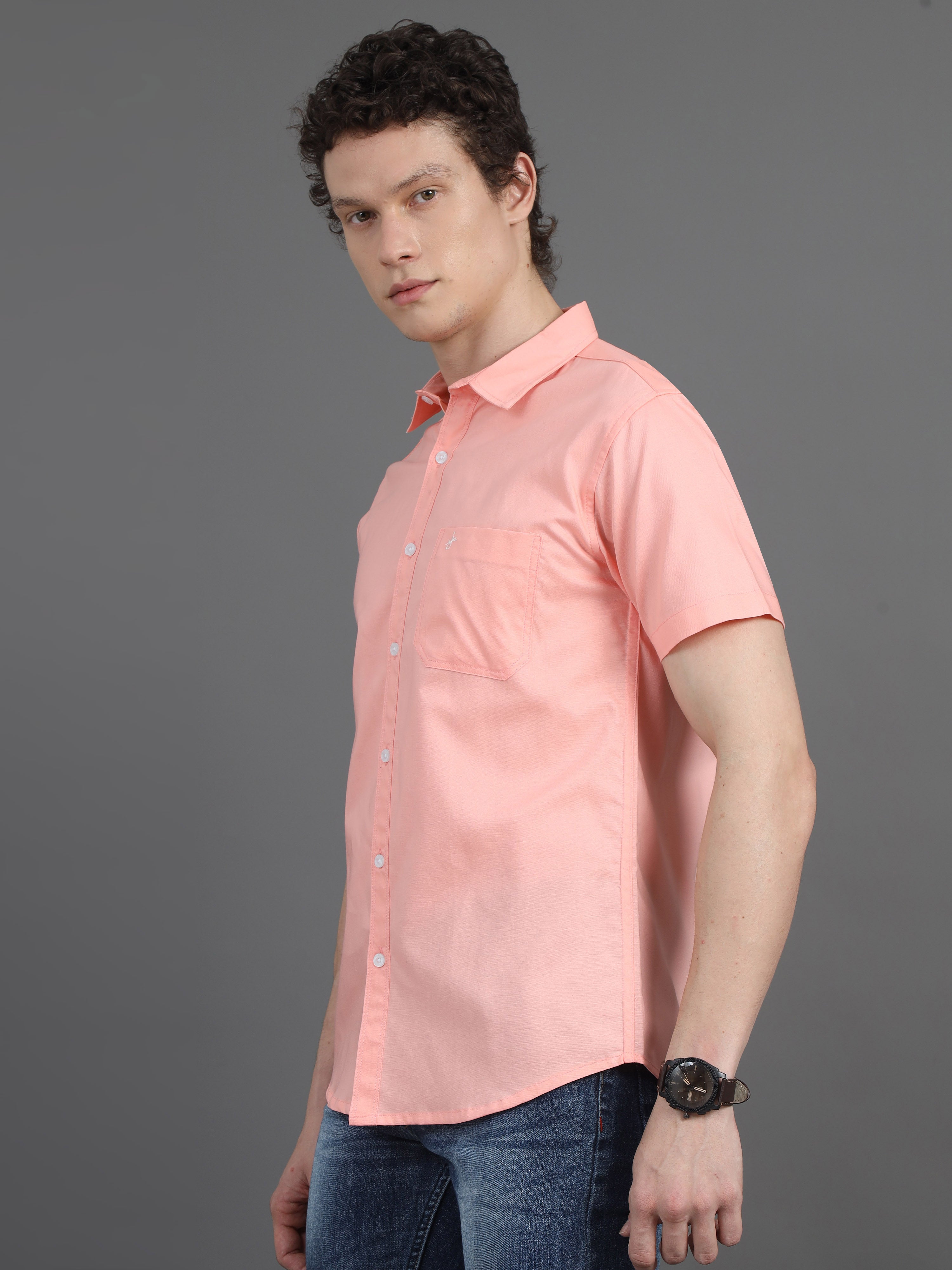 JAGURO MANS HALF SLEEVE SHIRT