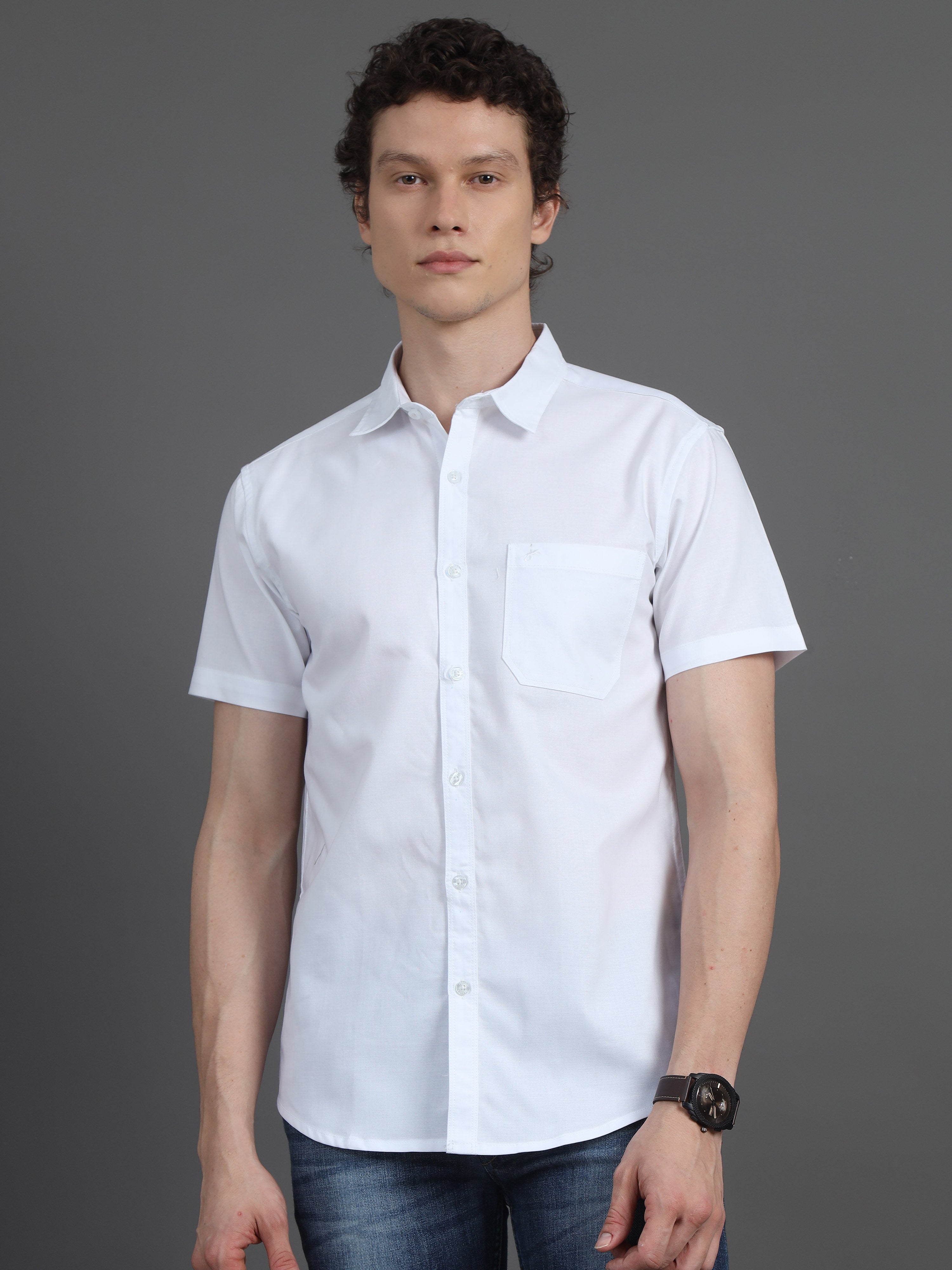 JAGURO MANS HALF SLEEVE SHIRT