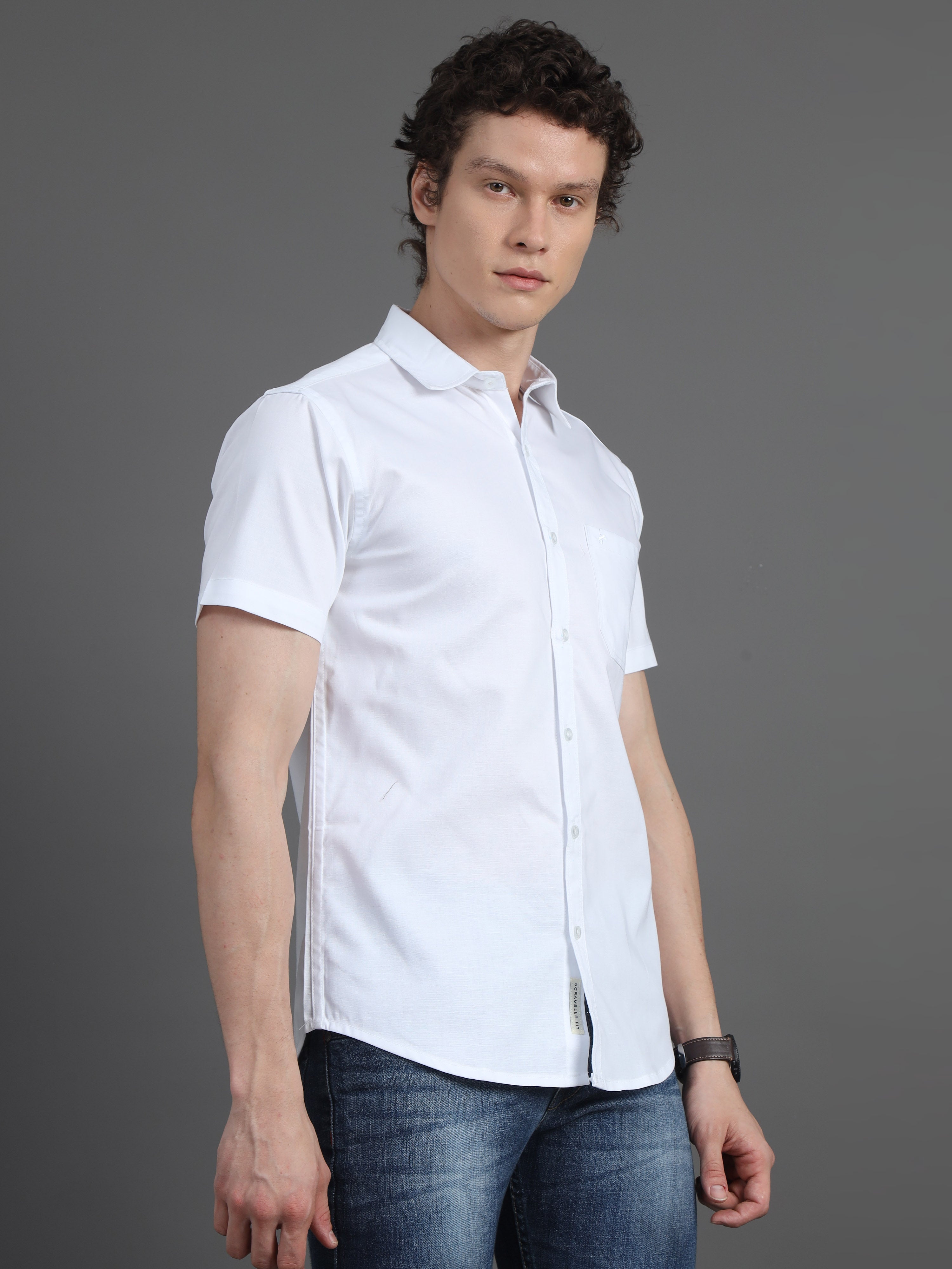 JAGURO MANS HALF SLEEVE SHIRT