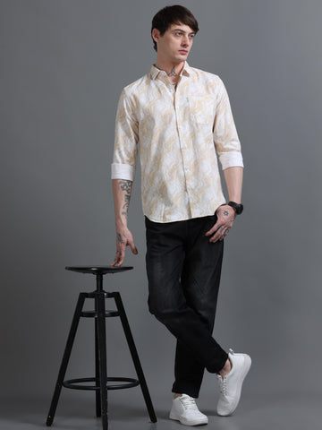 Jaguro Men's Casual Shirt