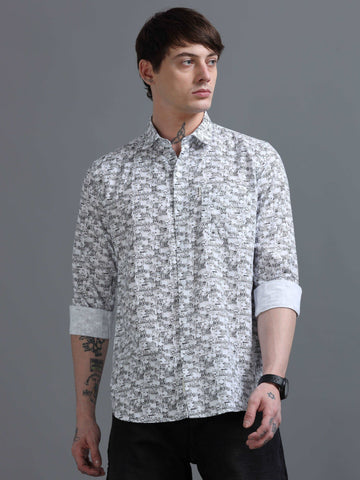 Jaguro Men's Casual Shirt