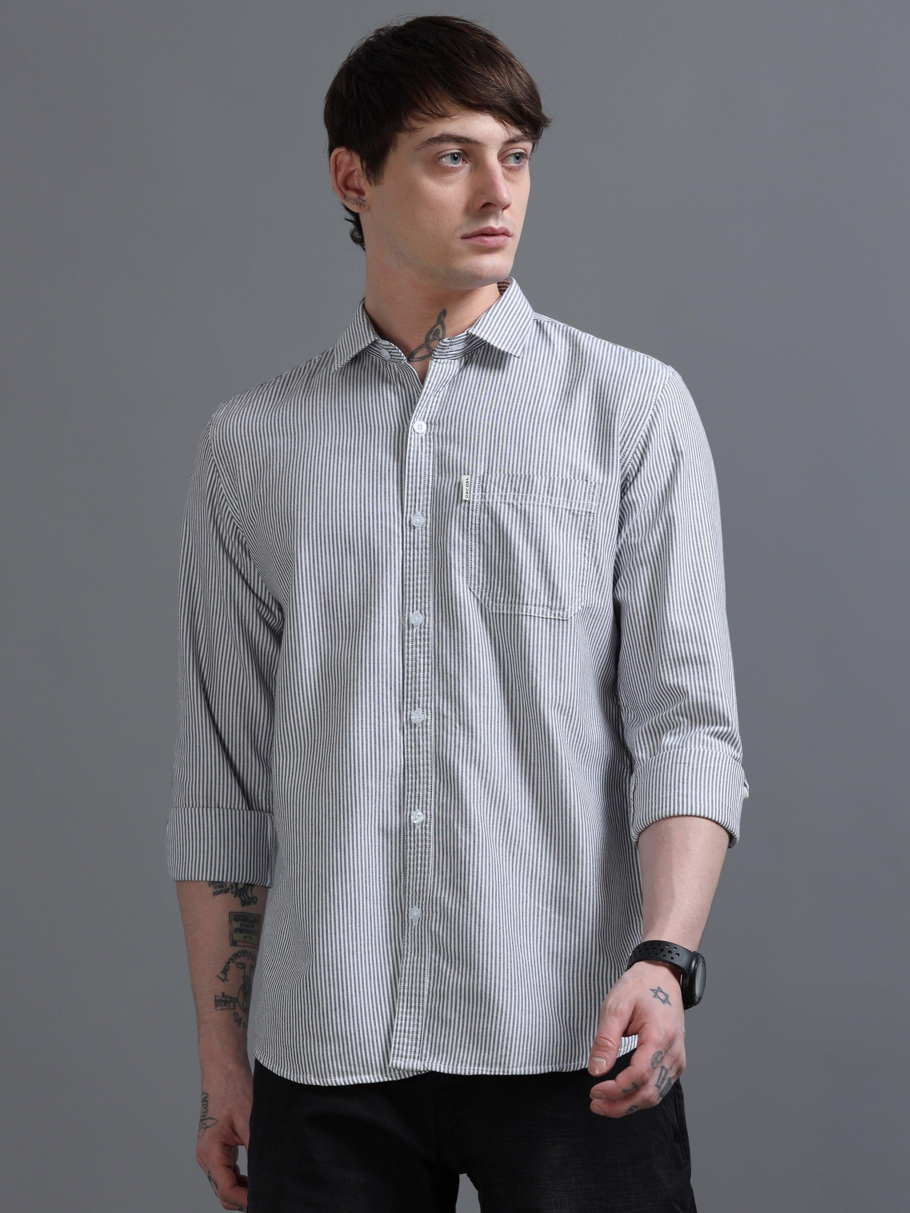 Jaguro Men's Casual Shirt