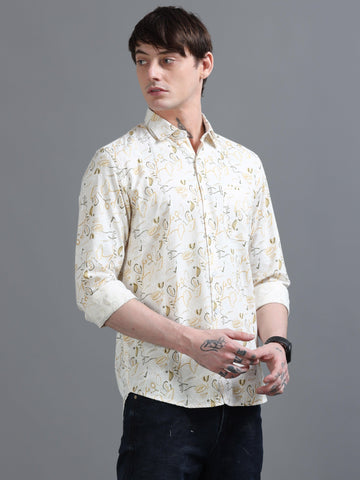 Jaguro Men's Casual Shirt