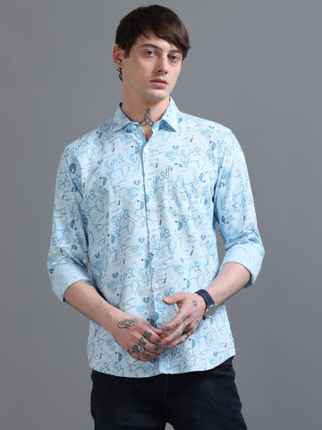 Jaguro Men's Casual Shirt