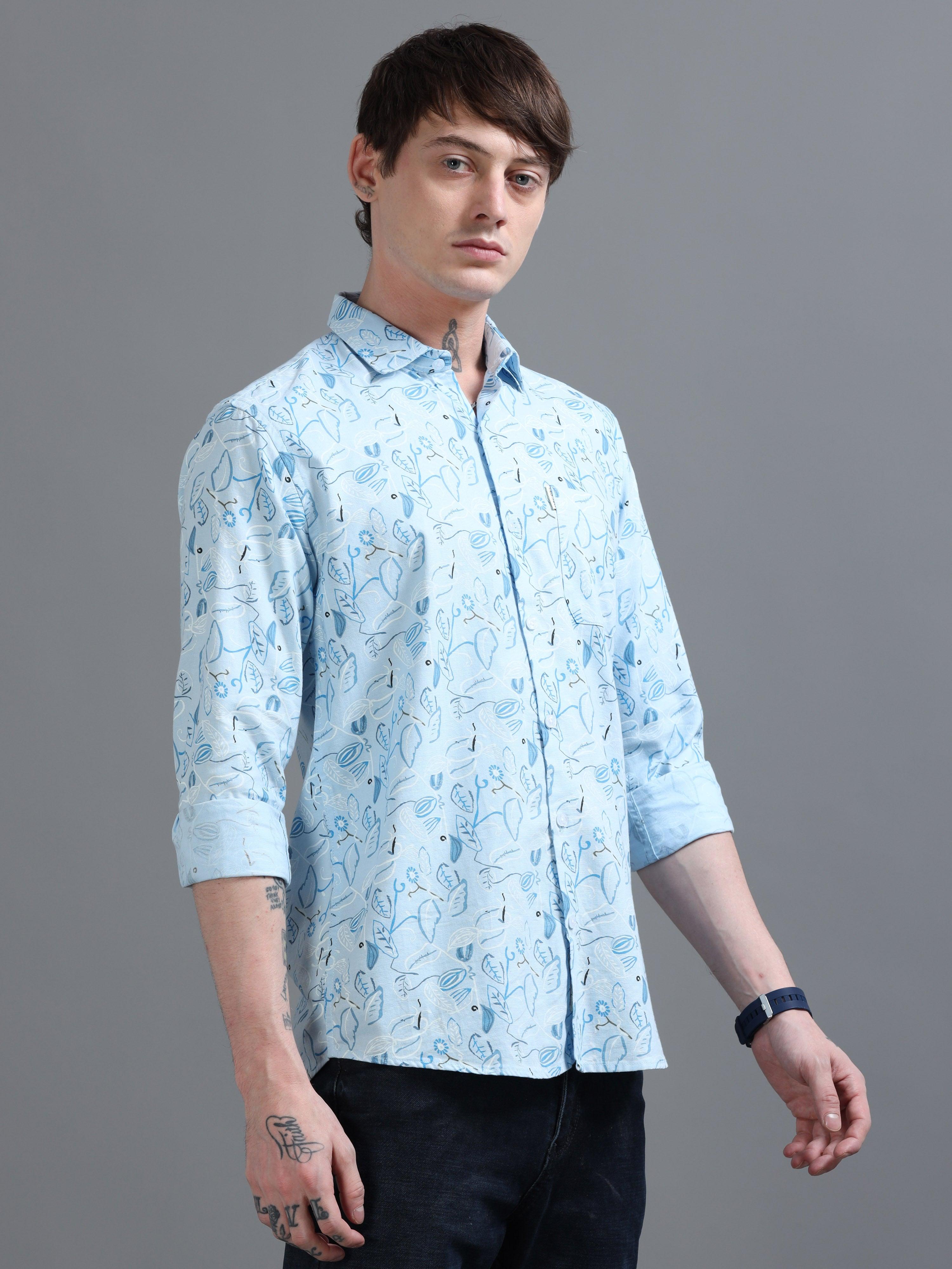 Jaguro Men's Casual Shirt