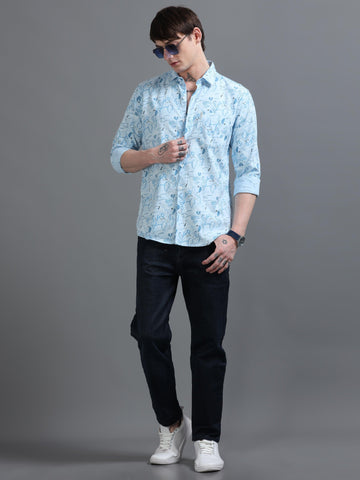 Jaguro Men's Casual Shirt