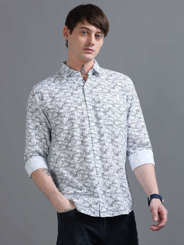 Jaguro Men's Casual Shirt