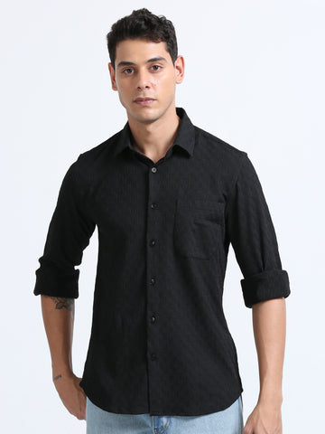 Jaguro Men's Casual Shirt