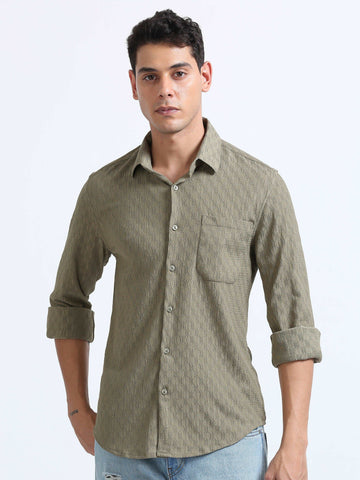 Jaguro Men's Casual Shirt