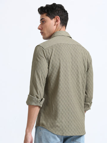 Jaguro Men's Casual Shirt