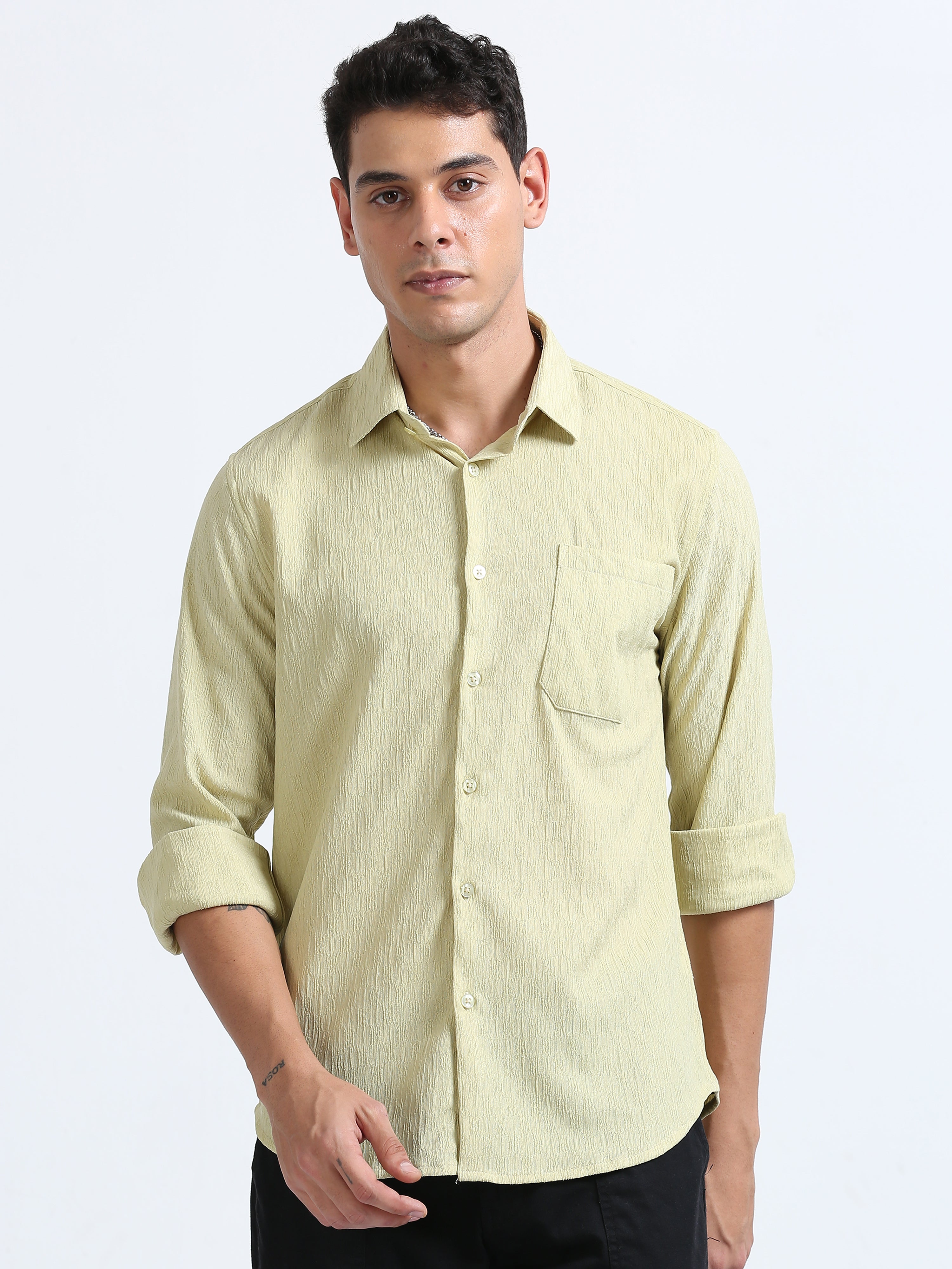 Jaguro Men's Casual Shirt