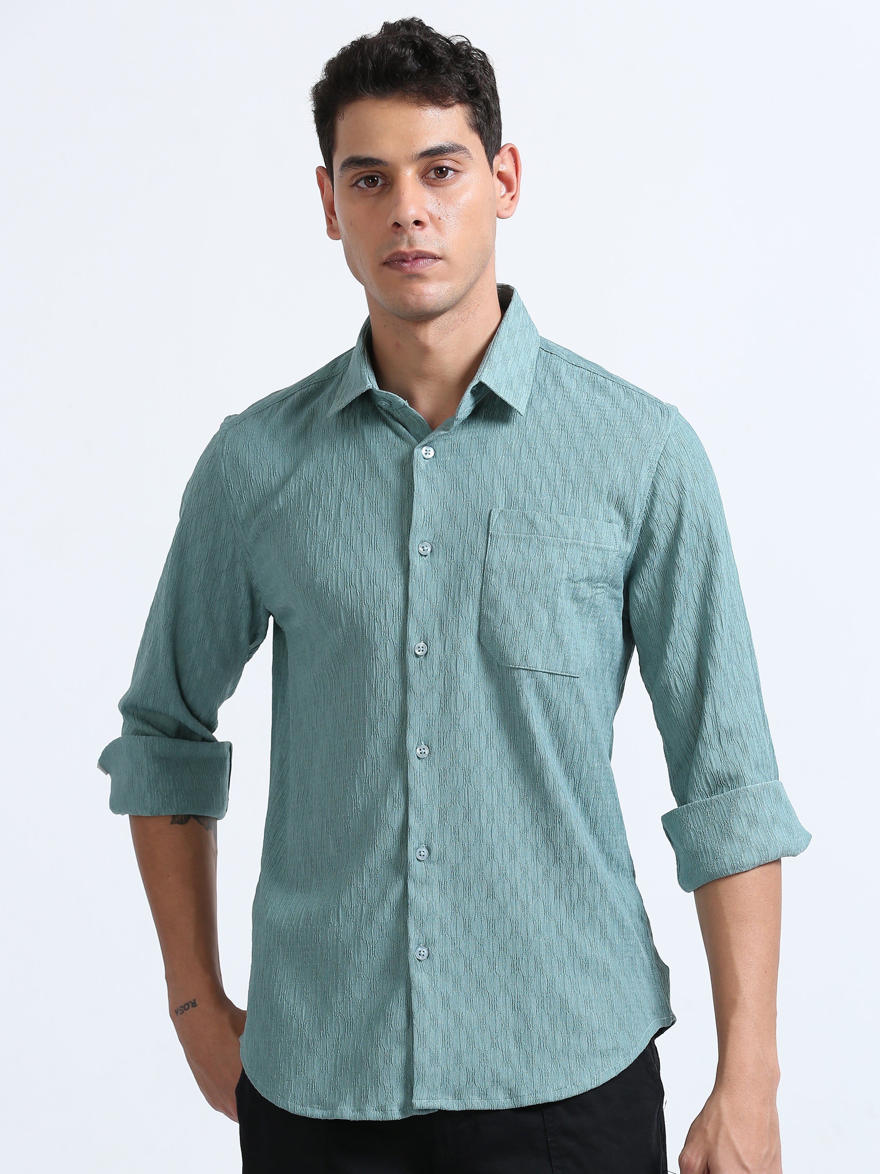 Jaguro Men's Casual Shirt