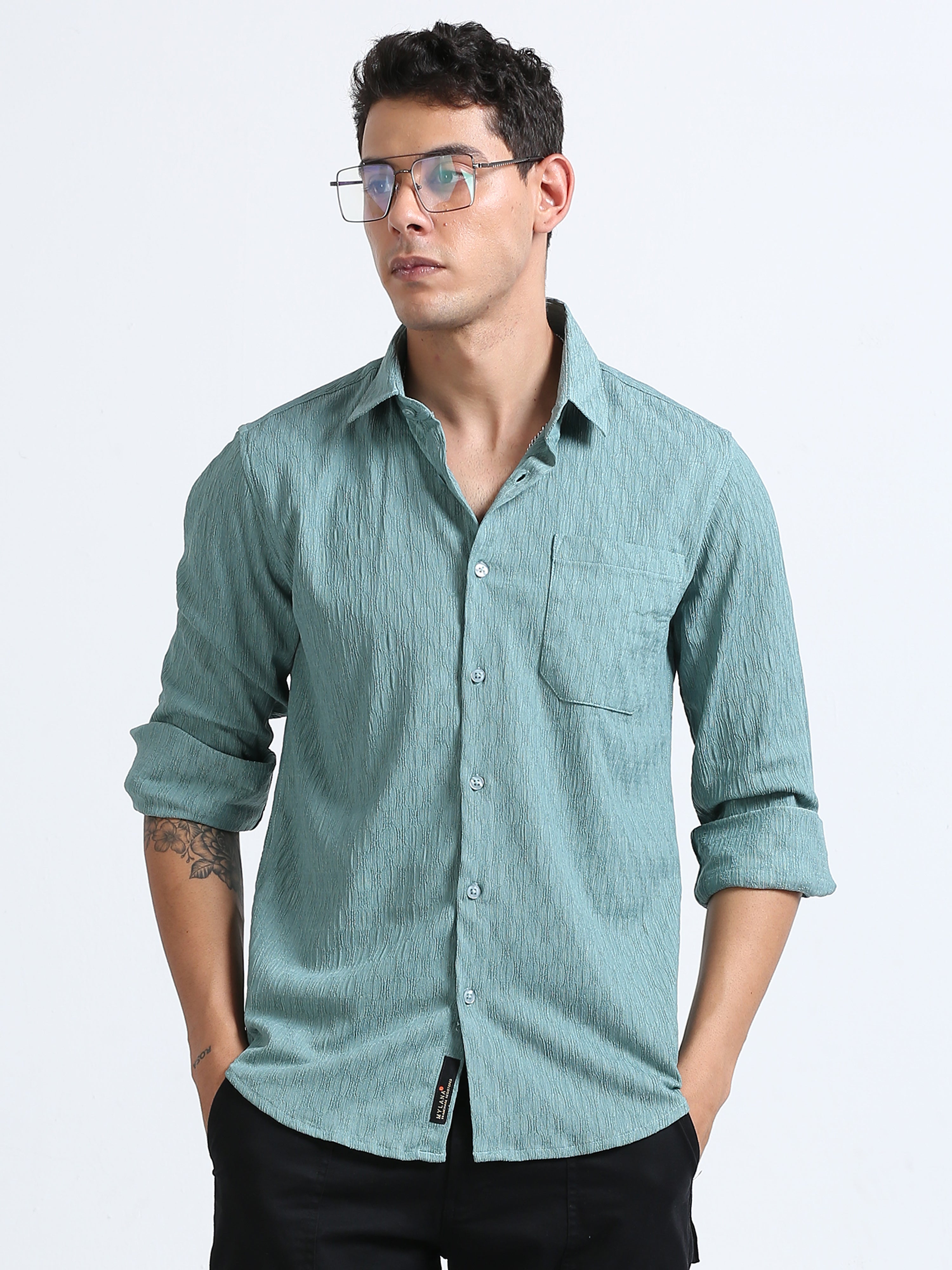 Jaguro Men's Casual Shirt