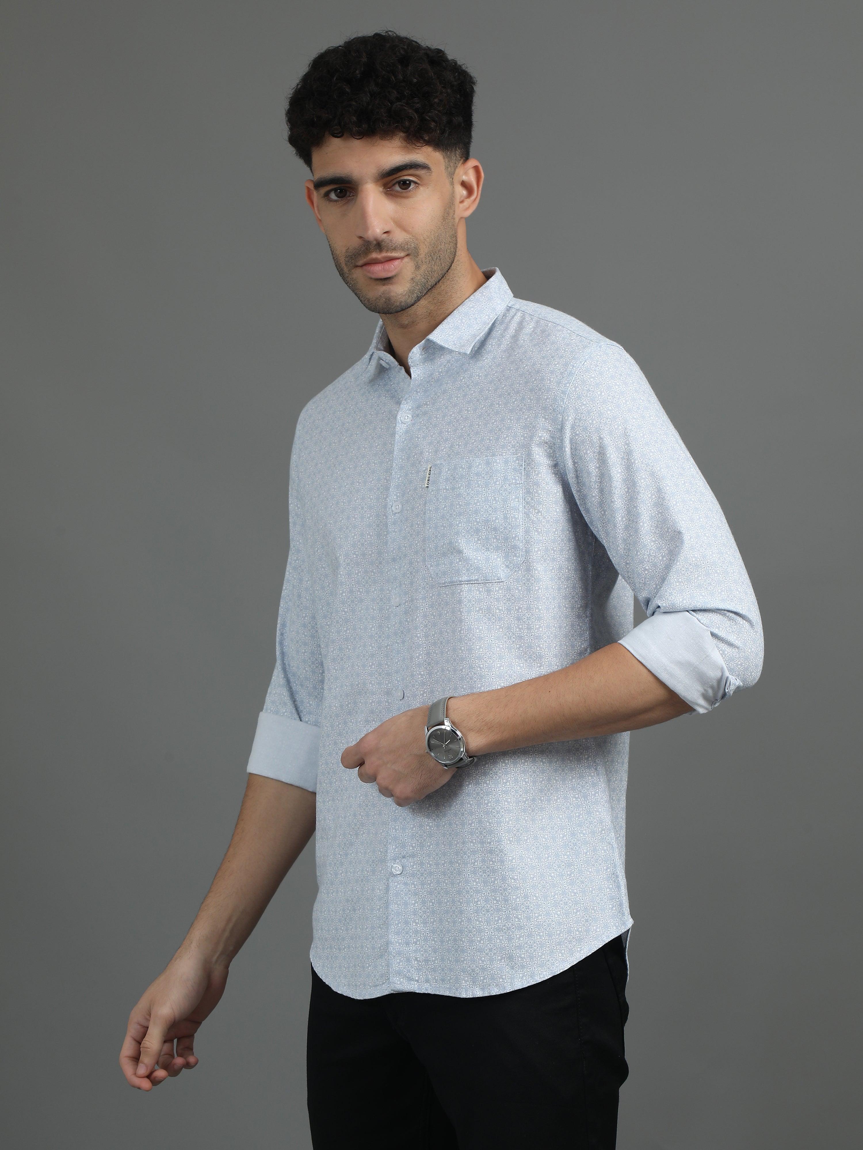 Jaguro Men's Casual Shirt