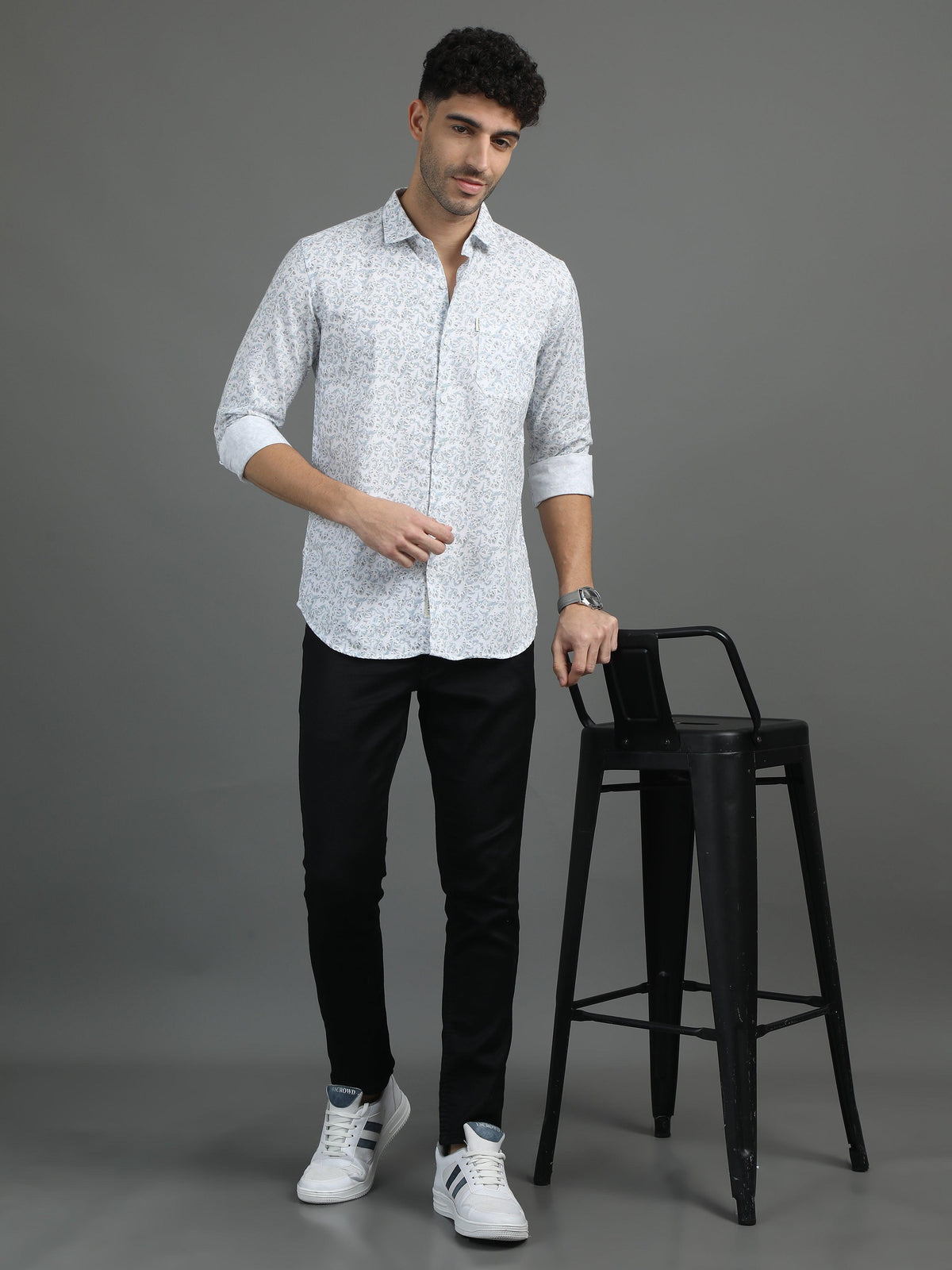 Jaguro Men's Casual Shirt