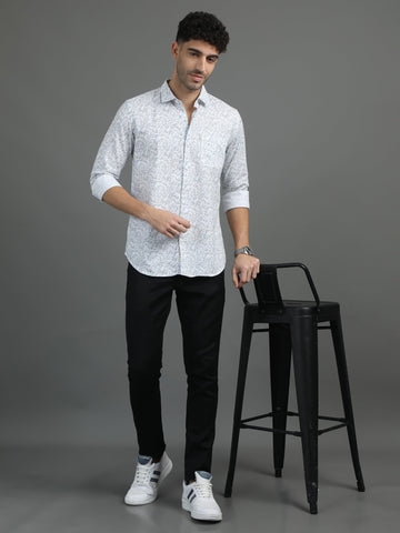 Jaguro Men's Casual Shirt