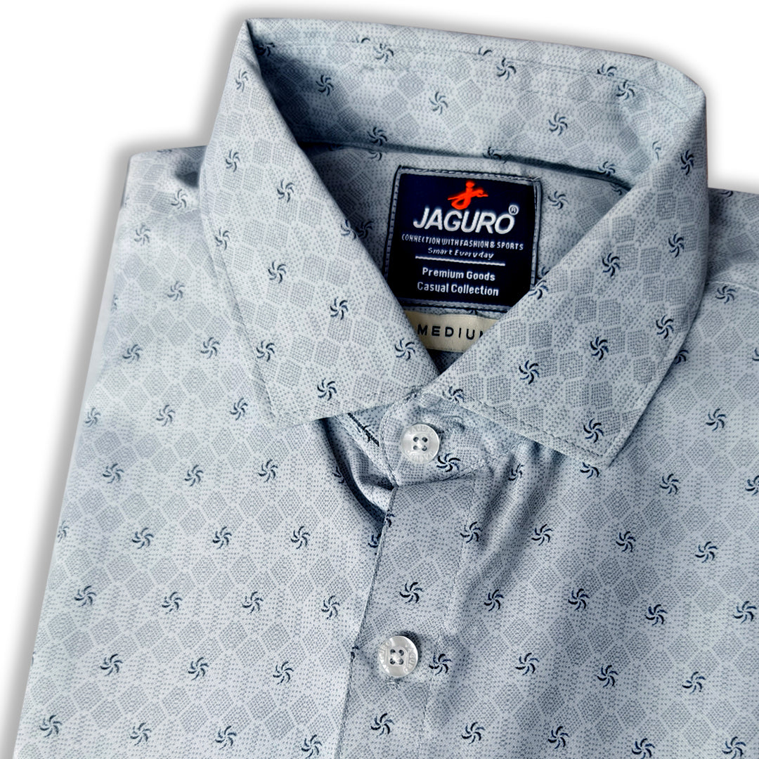 Prints Shirt Blue Cotten