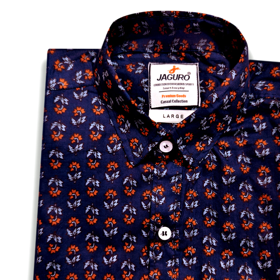 Sanganery Print Men’s Shirt