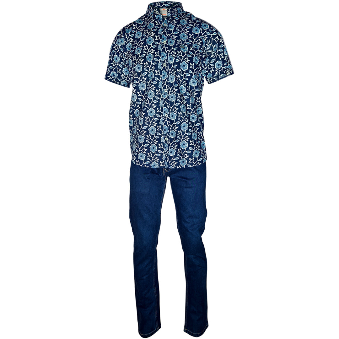 Sanganery Print Men’s Shirt