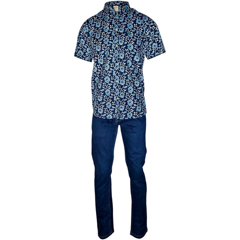 Sanganery Print Men’s Shirt