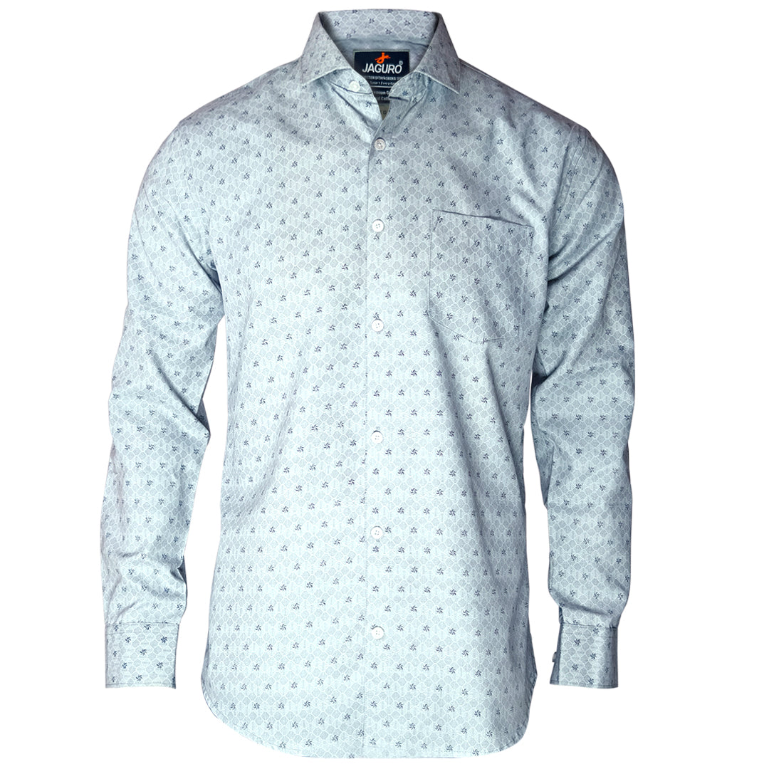 Prints Shirt Blue Cotten