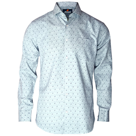 Prints Shirt Blue Cotten