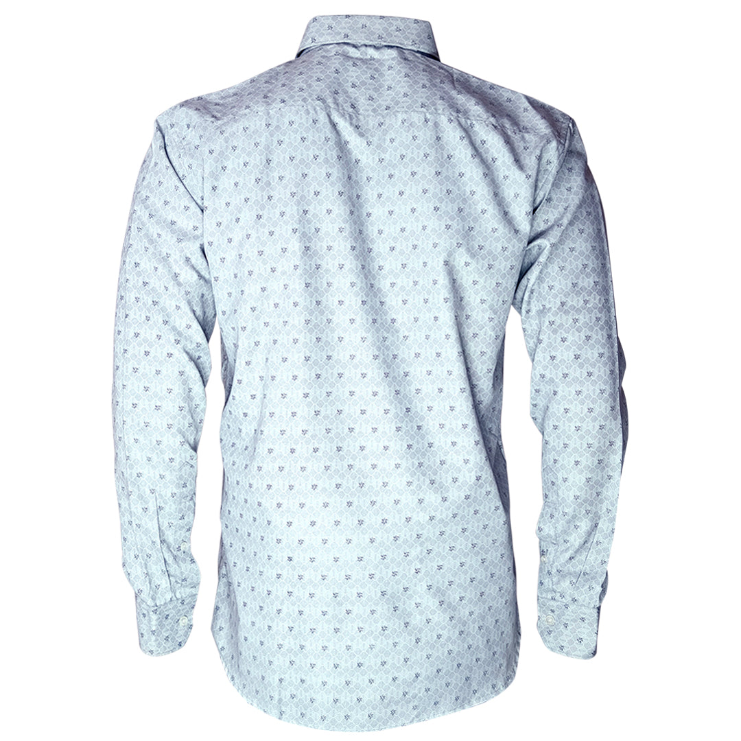 Prints Shirt Blue Cotten