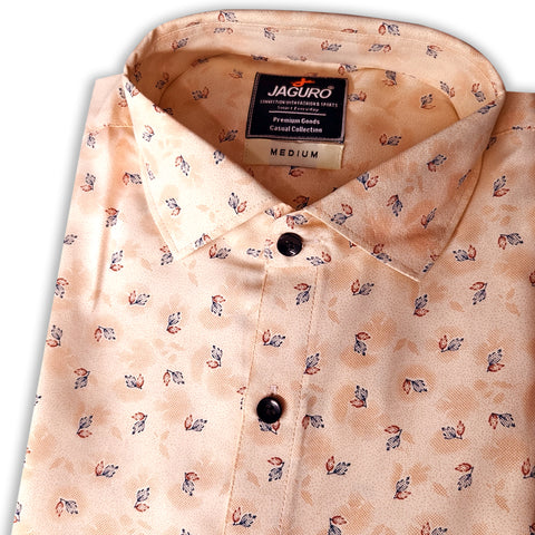 Printed  Pink Shirt for Men