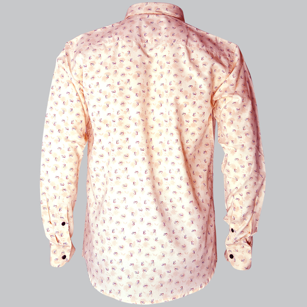 Printed  Pink Shirt for Men