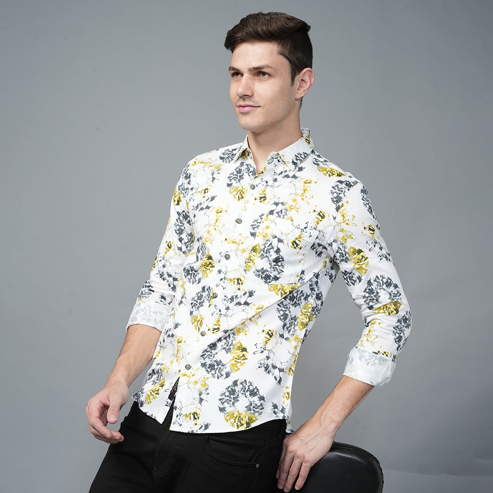 Jaguro Men's Casual Shirt