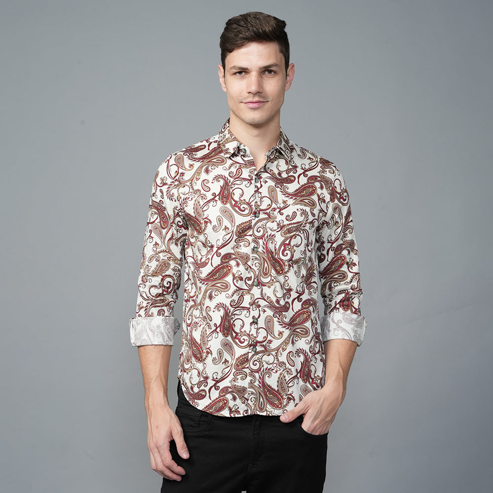 Jaguro Men's Casual Shirt