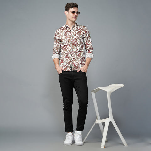 Jaguro Men's Casual Shirt