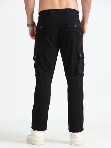 Jaguro Menswear Navy Blue Cargo Pants