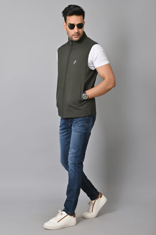 Men's Sleeveless Reversible Jacket for winter