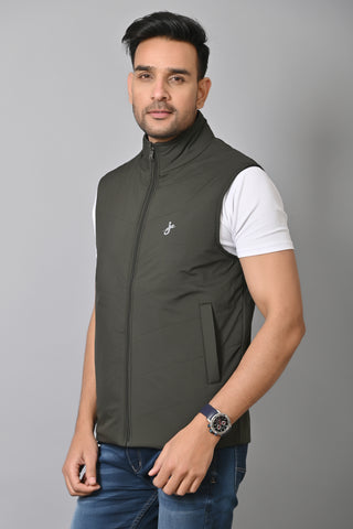 Men's Sleeveless Reversible Jacket for winter