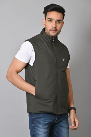 Men's Sleeveless Reversible Jacket for winter