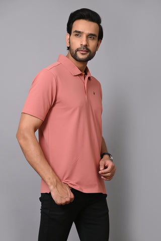 Jaguro Men's Polo T-shirt Brown