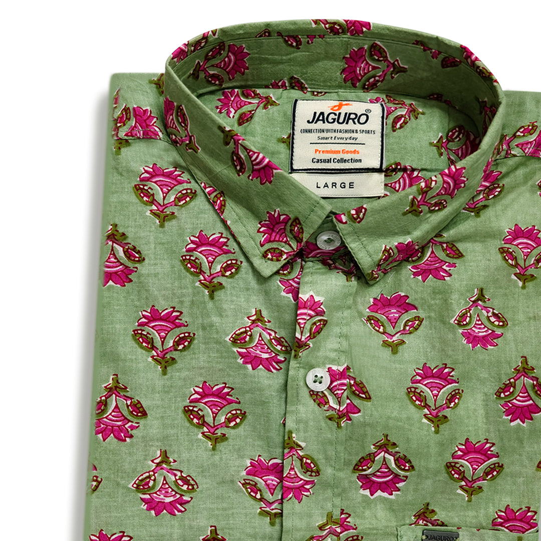 Sanganery Print Men’s Shirt