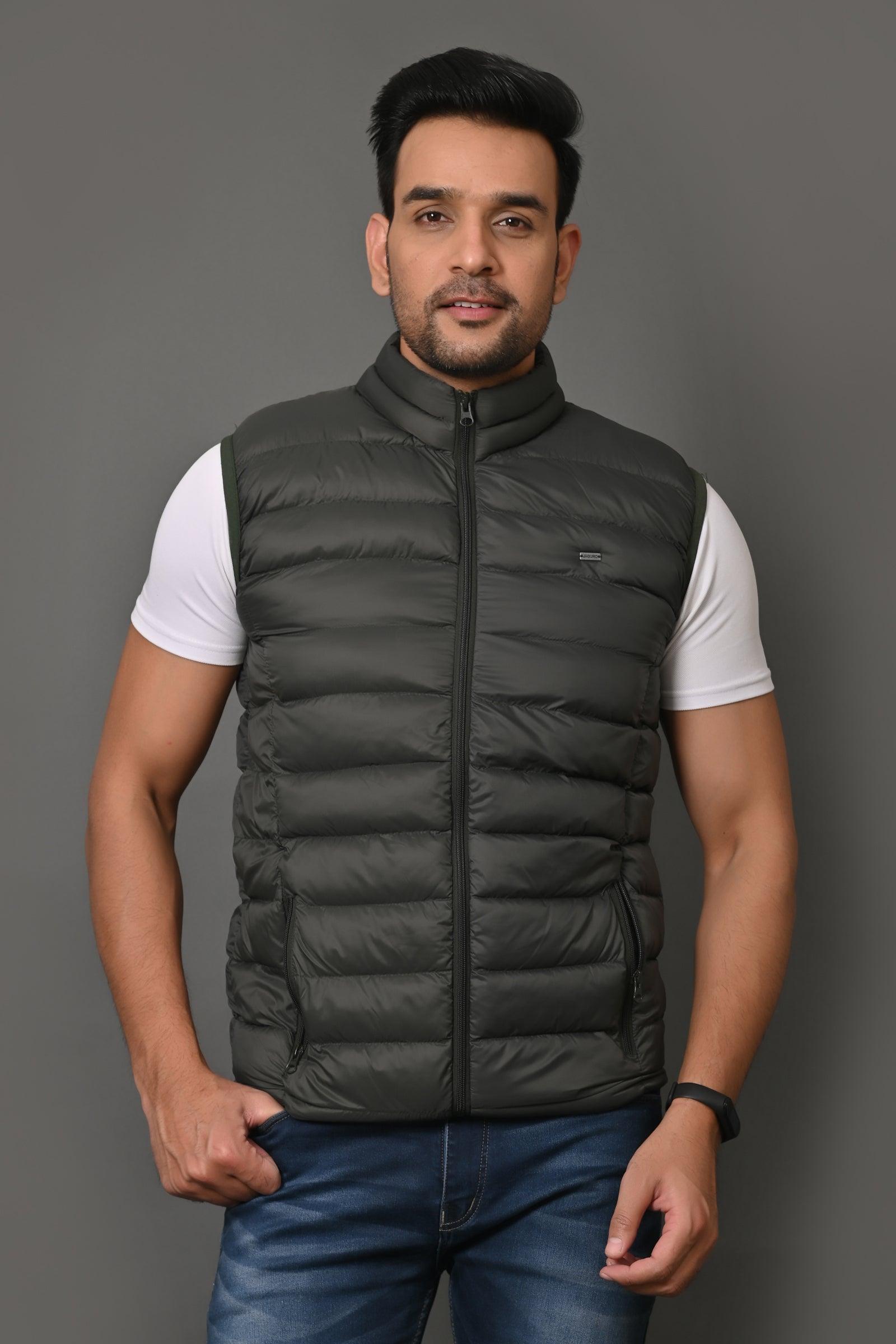 JAGURO FASHION: Men's Stylish Sleeveless Bomber Jacket For Winter|best menswear