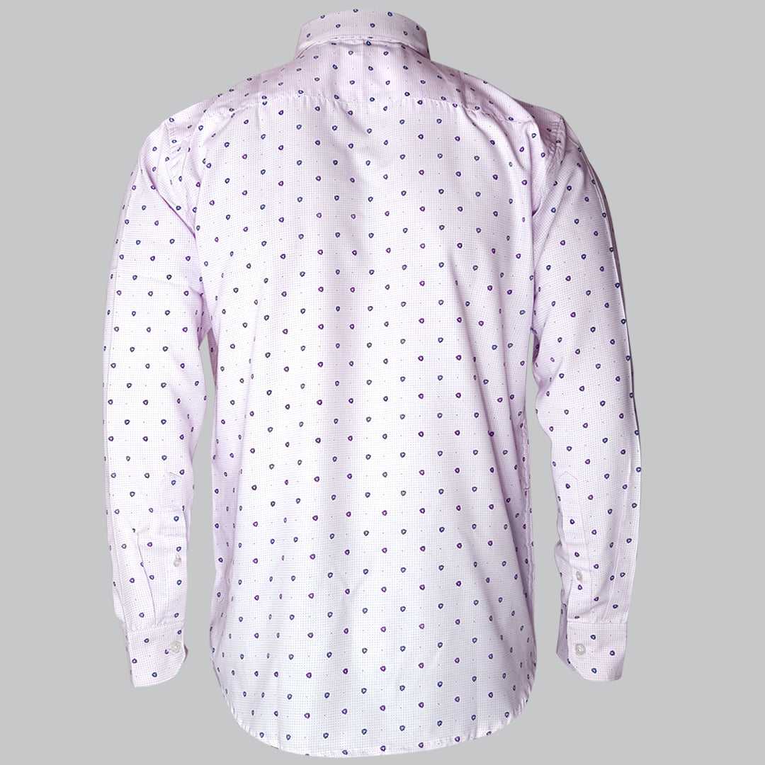 Prints Shirt Purple  Cotton