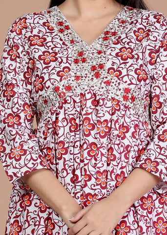 Saganeri Block Print Kurta