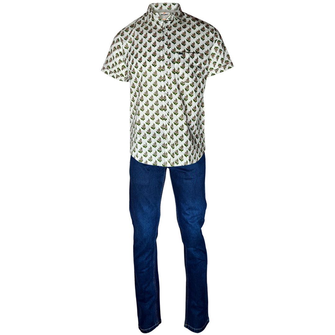 Sanganery Print Men’s Shirt