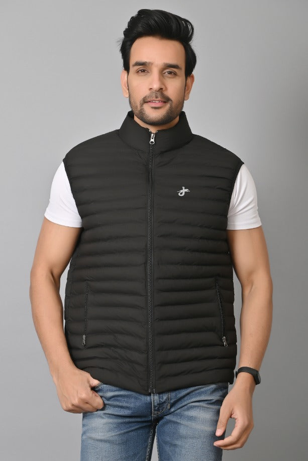 JAGURO FASHION: Men's Stylish Sleeveless Bomber Jacket For Winter| best mens wear