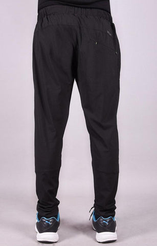 JAGURO Black Polyester Solid Sports Trackpant