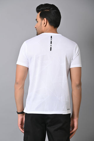 Jaguro Half Sleeve T-Shirt White