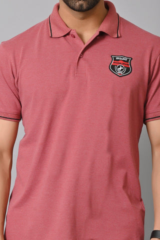 Jaguro Men's Polo Tshirt Maroon