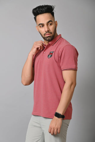 Jaguro Men's Polo Tshirt Maroon