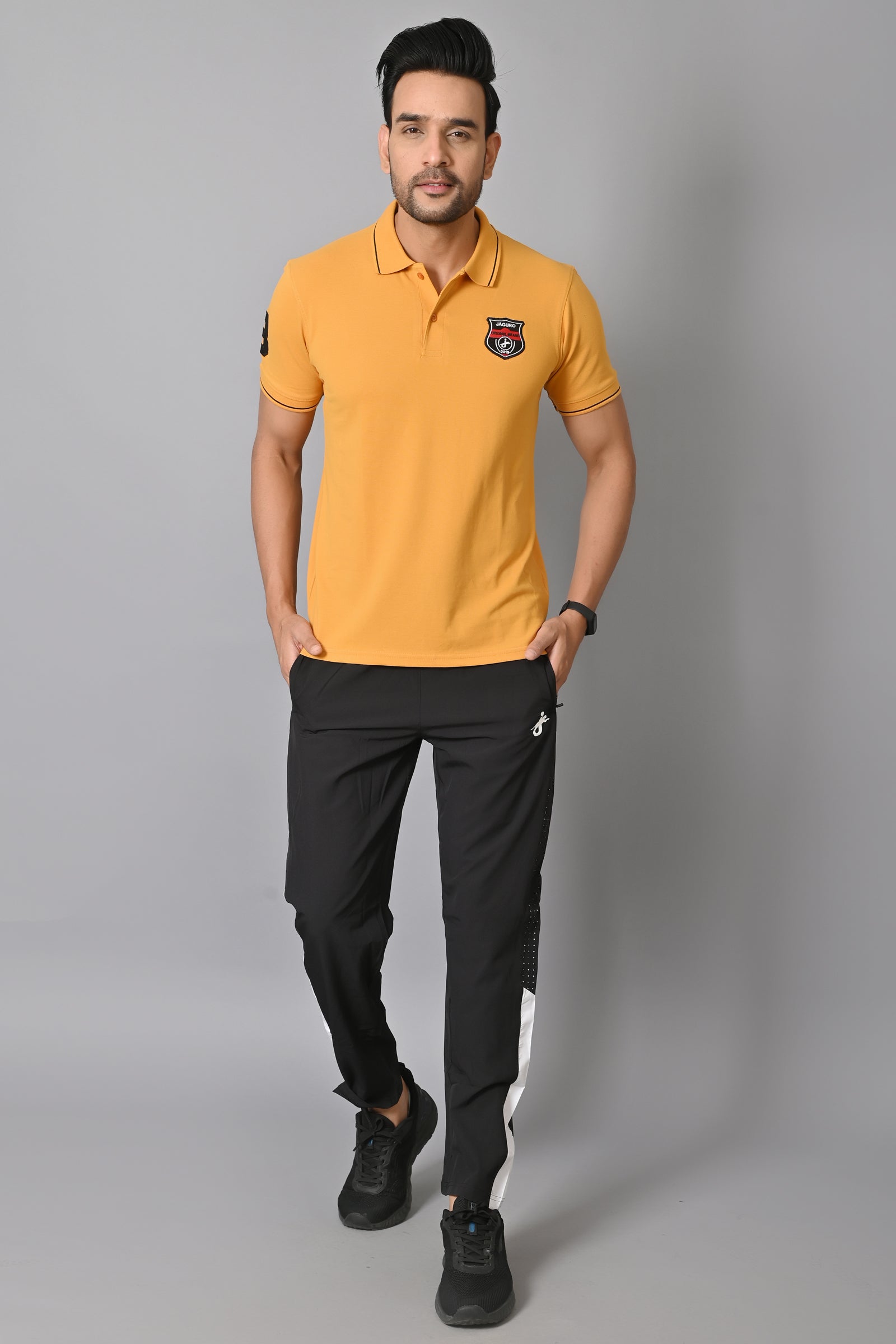 Jaguro Men's Polo Tshirt Mustard